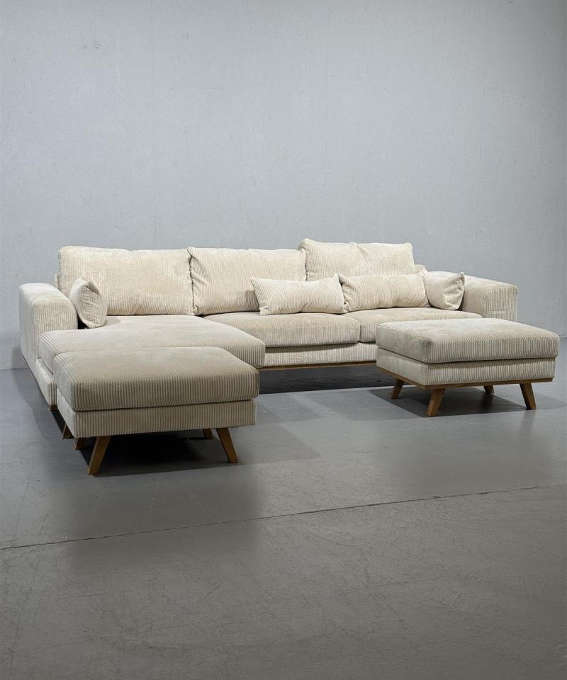 Scandinavian choice Copenhagen 5-istuttava sohva, vakosametti