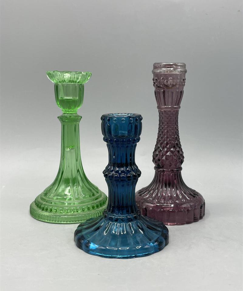 Värilliset kynttilänjalat 4kpl