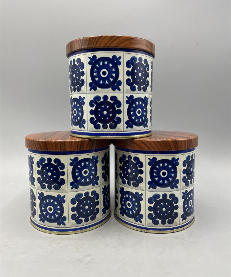 Viri kaakaopurkki 3kpl, 70-luku