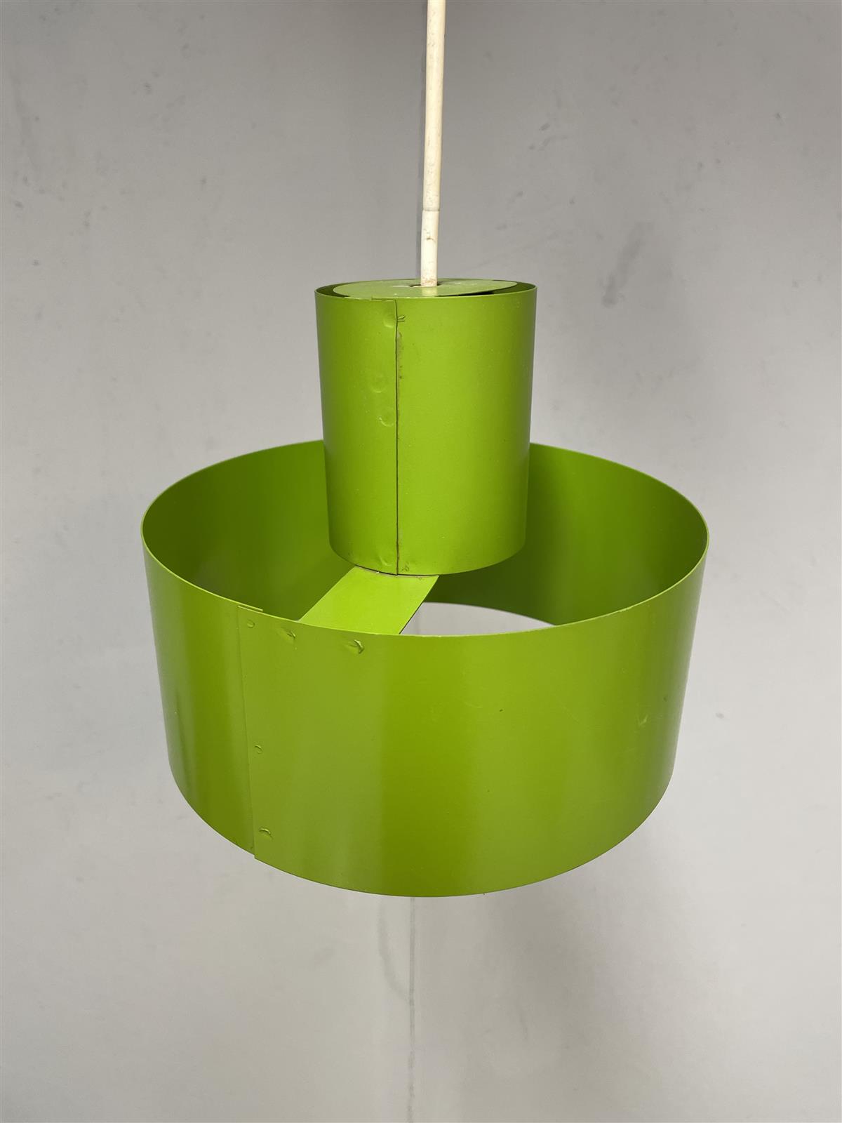 Retro kattovalaisin metalli vihreä