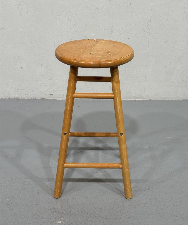 Vintage rustiikki jakkara puu