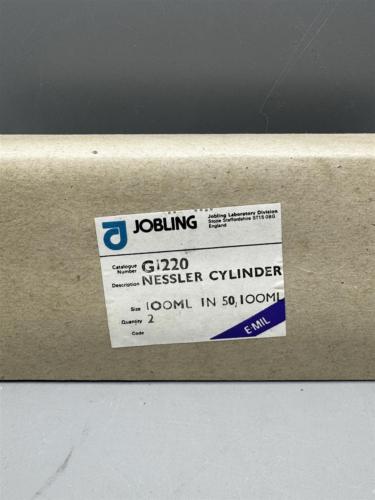 Vintage Jobling Nessler sylinteri 100ml (18 kpl)