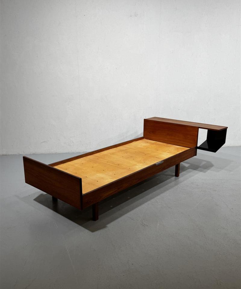 Vintage tiikki sänky 80x200 puu tasolla