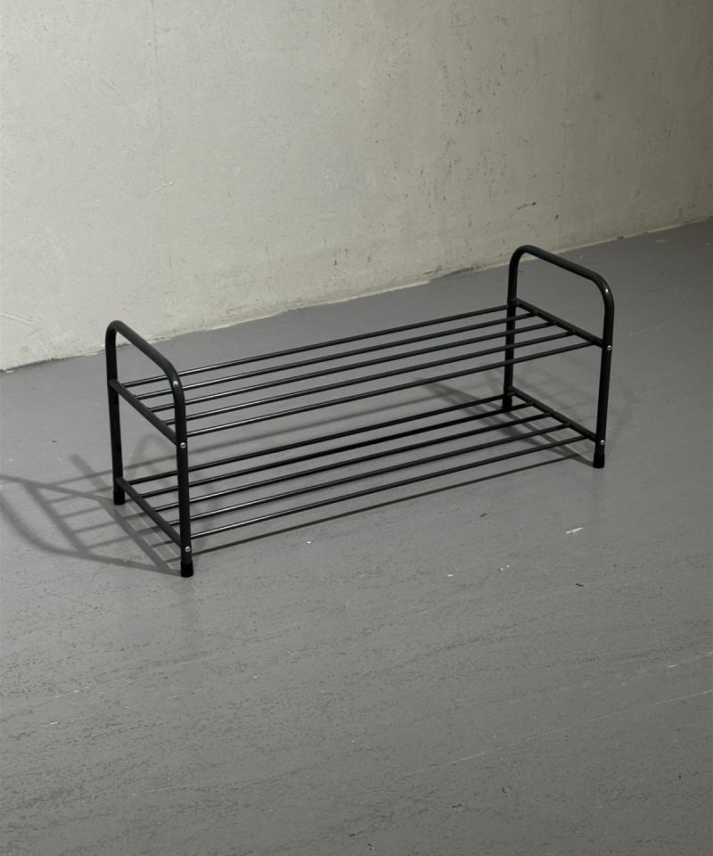 Kenkäteline metalli harmaa