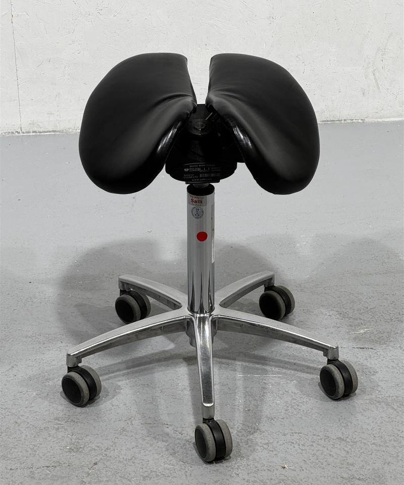 Salli Original satulatuoli musta nahka