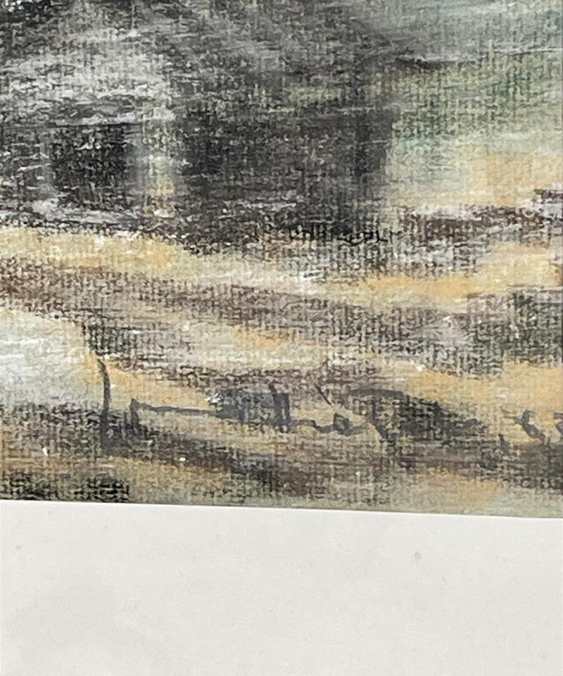 Taulu Maisema pastelli, signeerattu