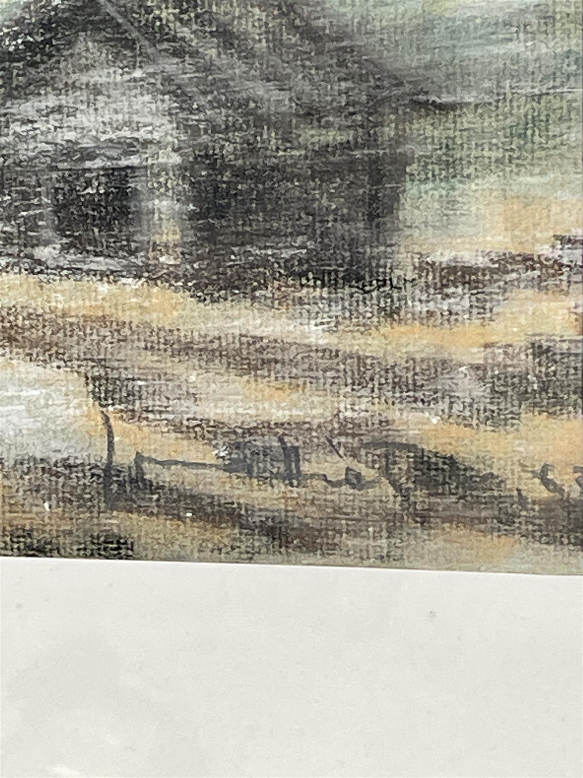 Taulu Maisema pastelli, signeerattu