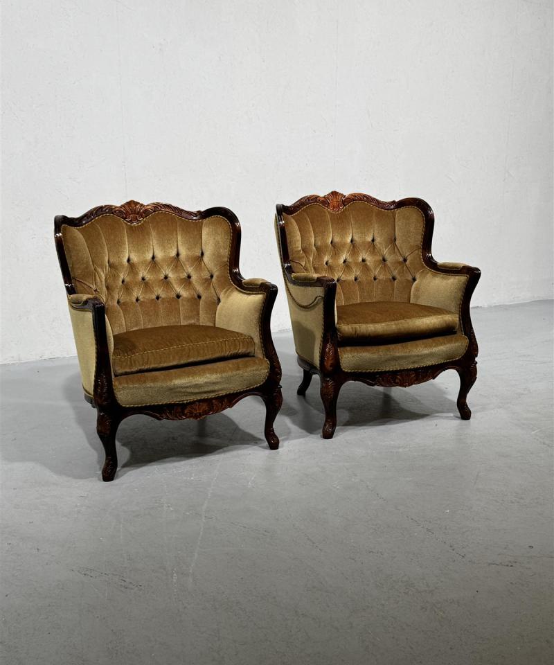 Rokokoo nojatuolit (2kpl)