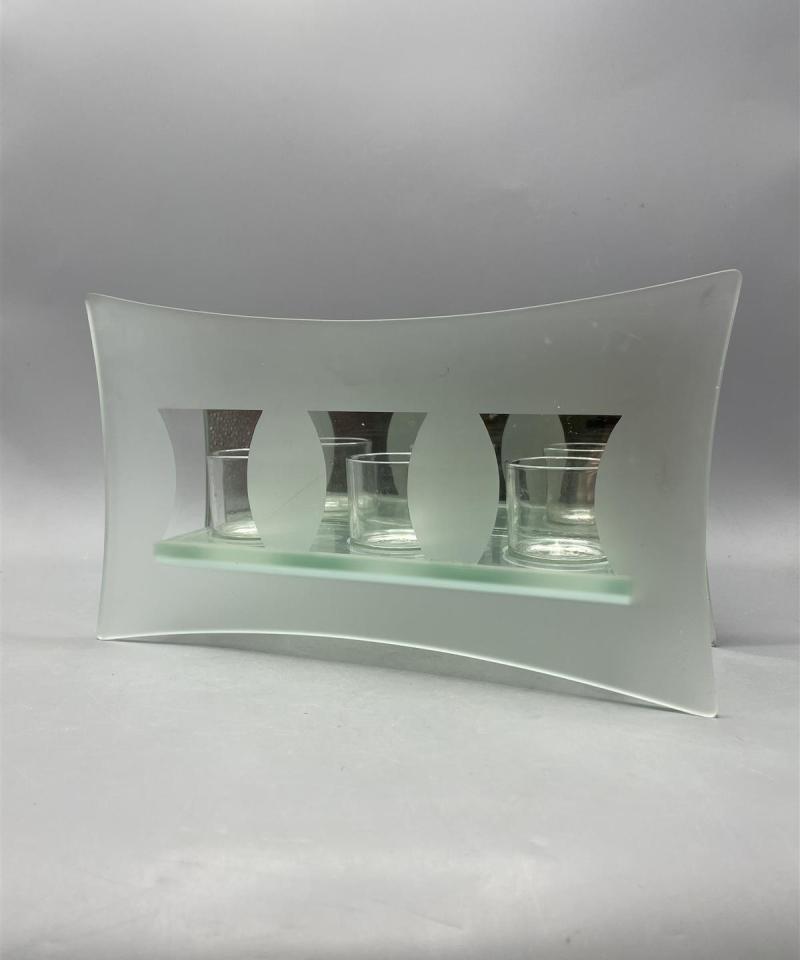 PartyLite kynttelikkö lasi