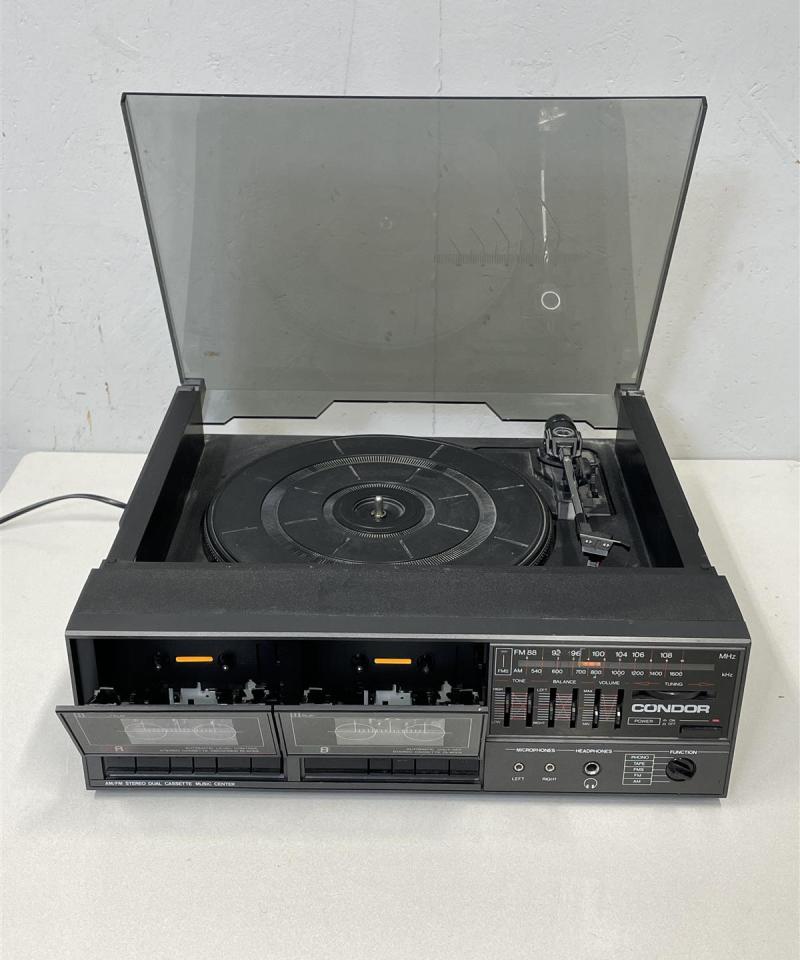 Condor 3210 levysoitin tupladekki kasetti