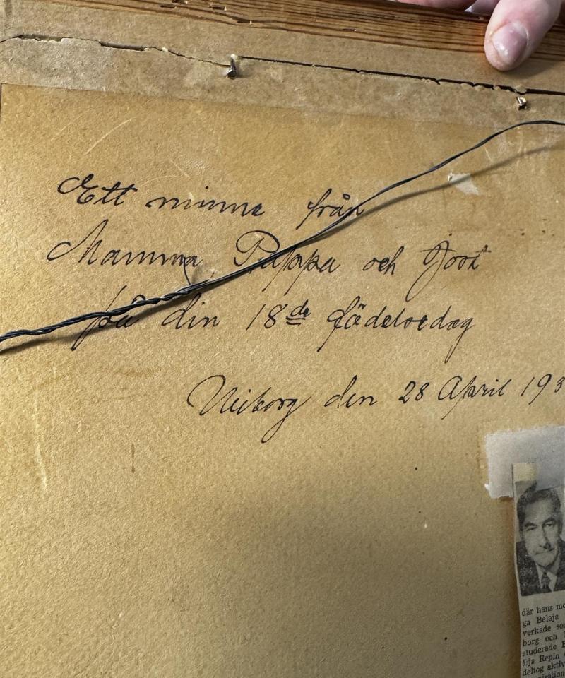 Taulu vesivärimaalaus Nikolai Belij