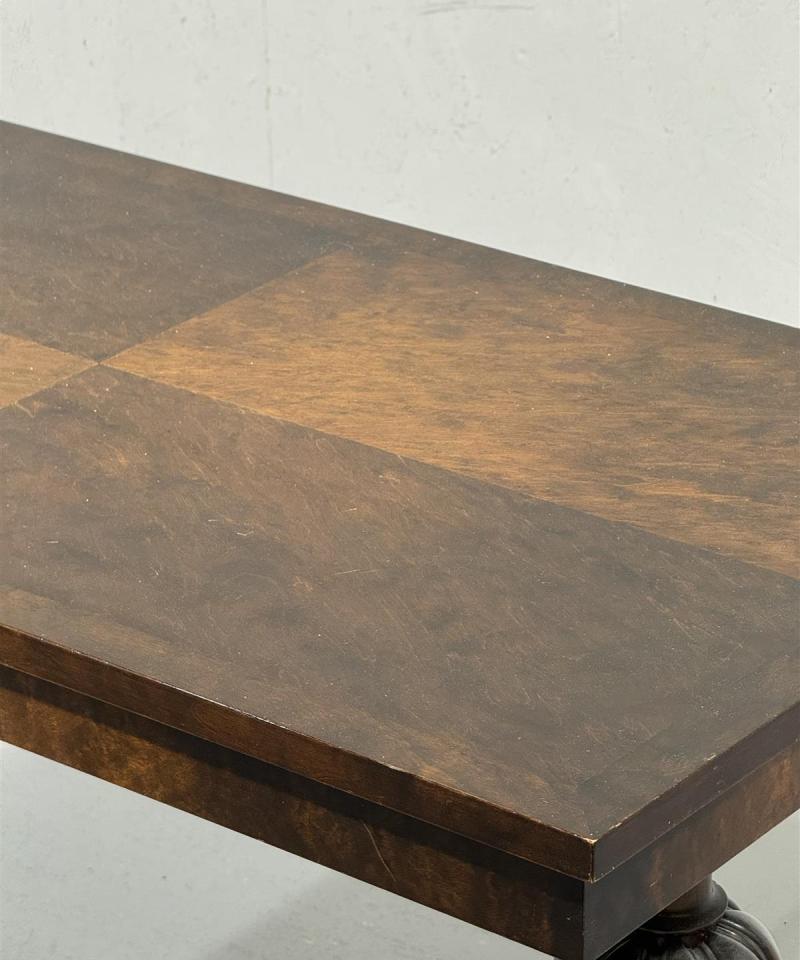 Vintage biedermeier pöytä puu 110cm