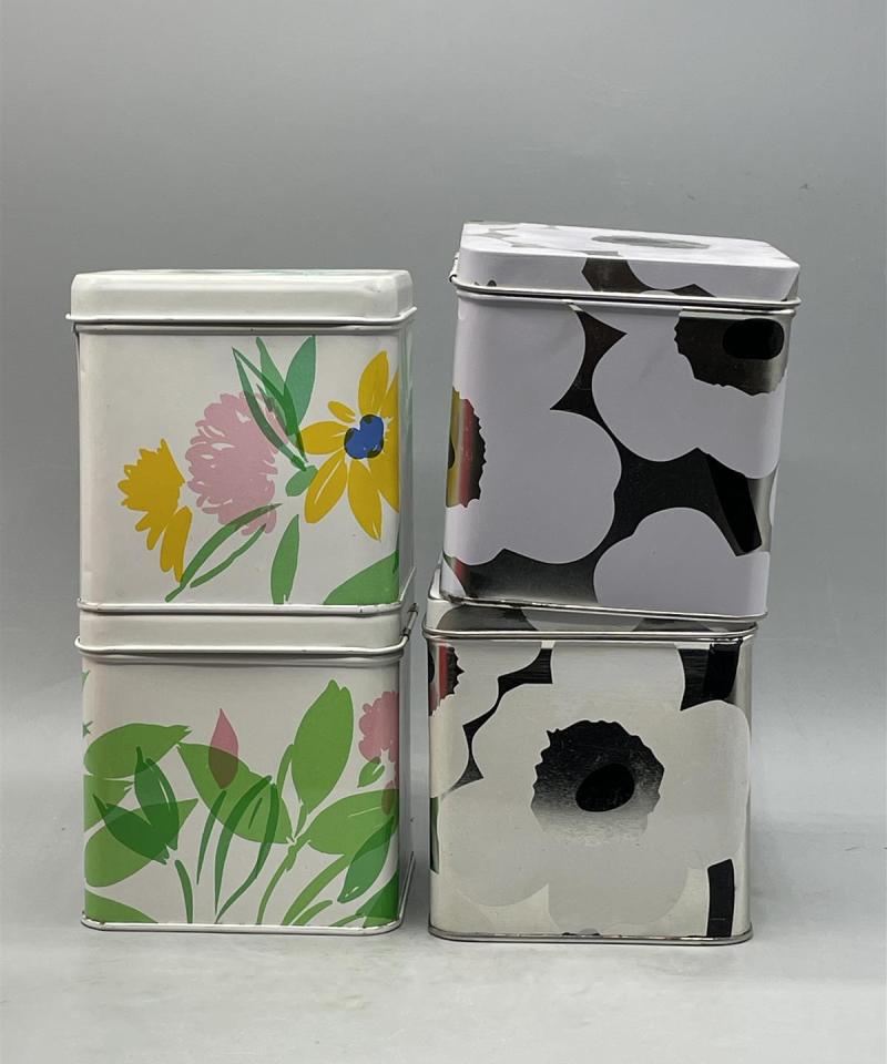 Marimekko peltipurkki setti 12-osaa