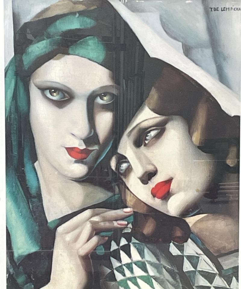 The Green Turban kehystetty juliste Tamara de Lempicka