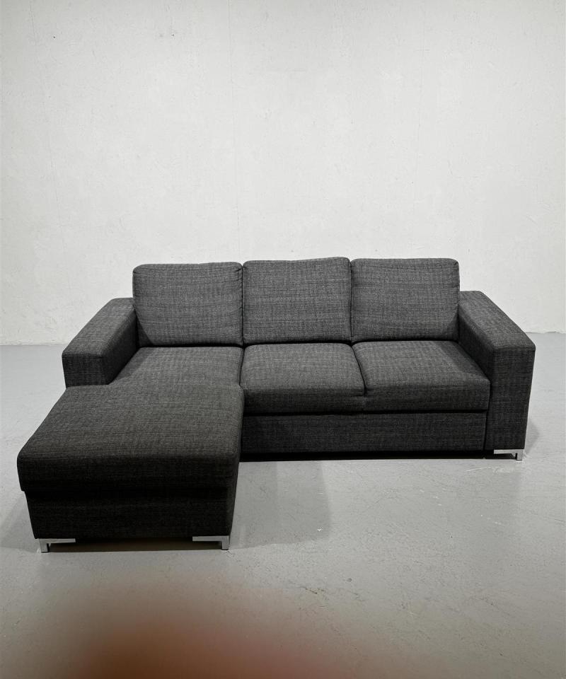 Kulmasohva kangas harmaa