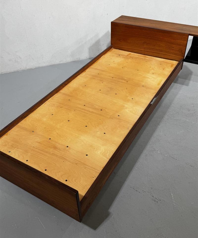 Vintage tiikki sänky 80x200 puu tasolla