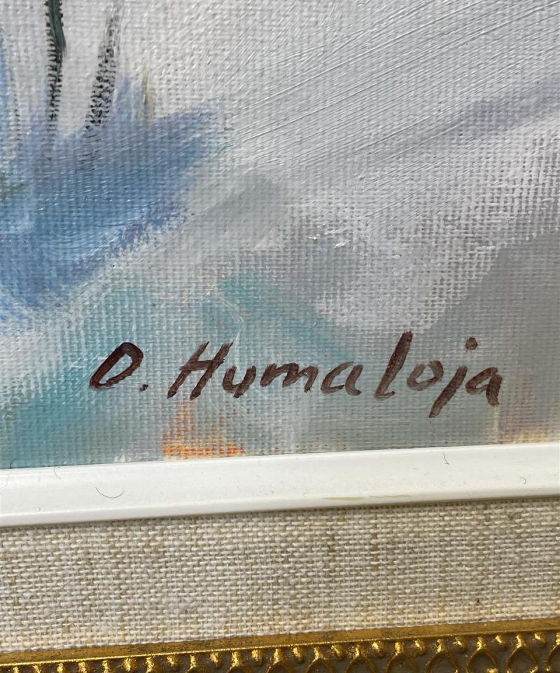 Taulu Öljyvärimaalaus suomenhevonen, Olavi Humaloja