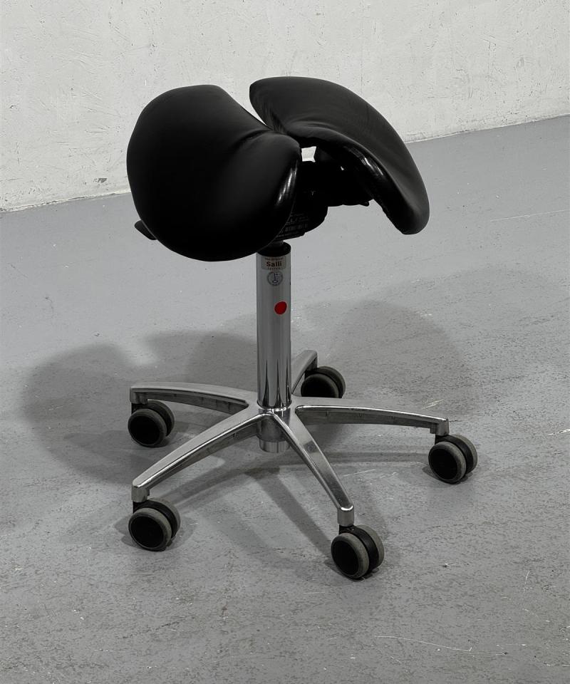 Salli Original satulatuoli musta nahka