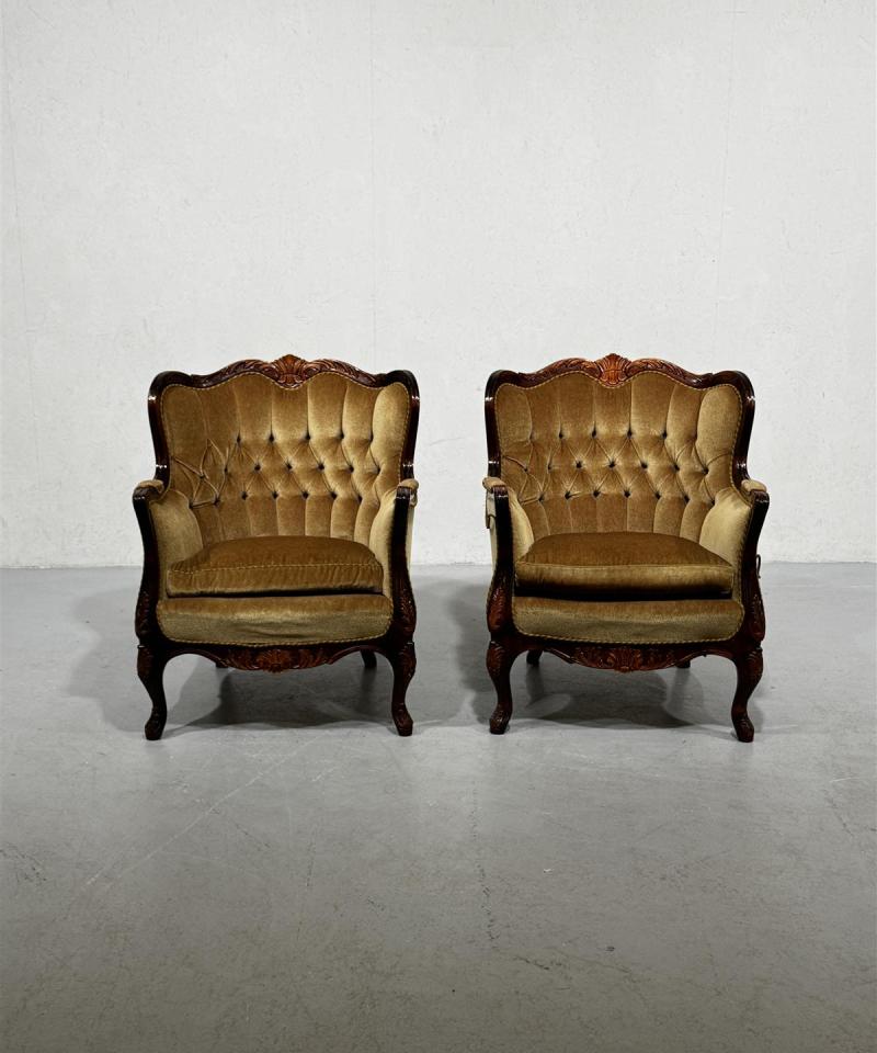 Rokokoo nojatuolit (2kpl)