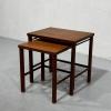 Olof Ottelin Triplex teak sarjapöydät (2 kpl)