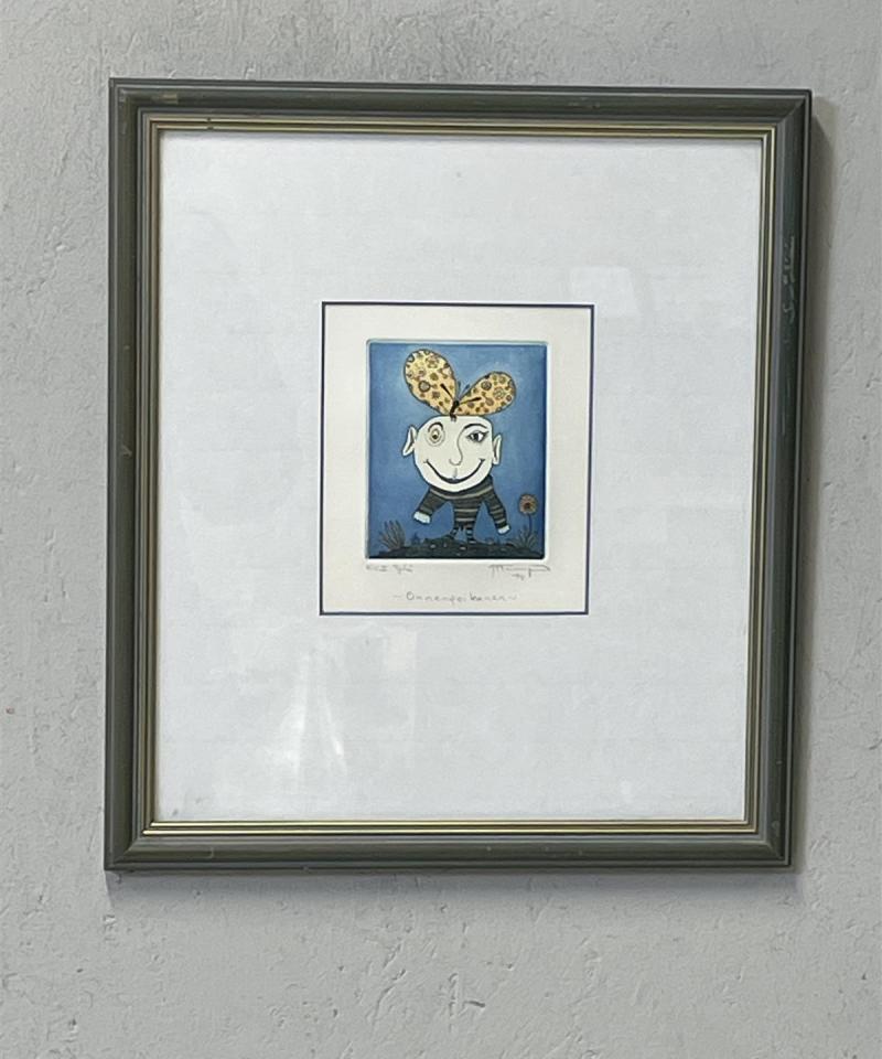 Taulu ”Onnenpoikanen” etsaus, Juha Tammenpää