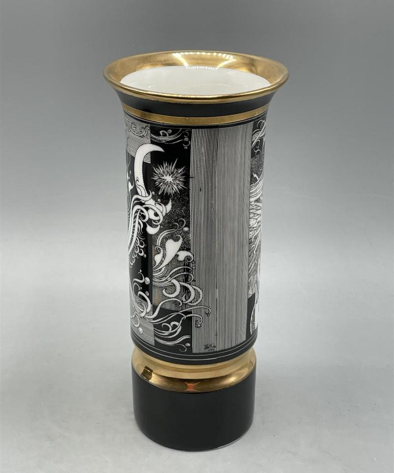 Hollohaza posliini maljakko