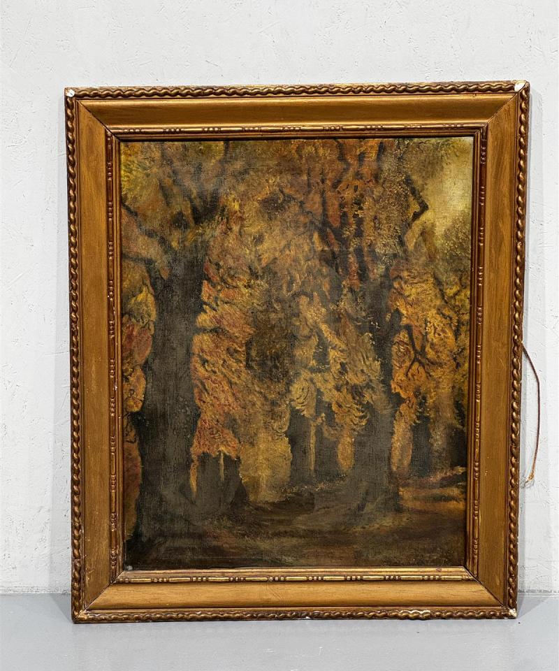 Antiikki öljyväri puukehyksillä tuntematon