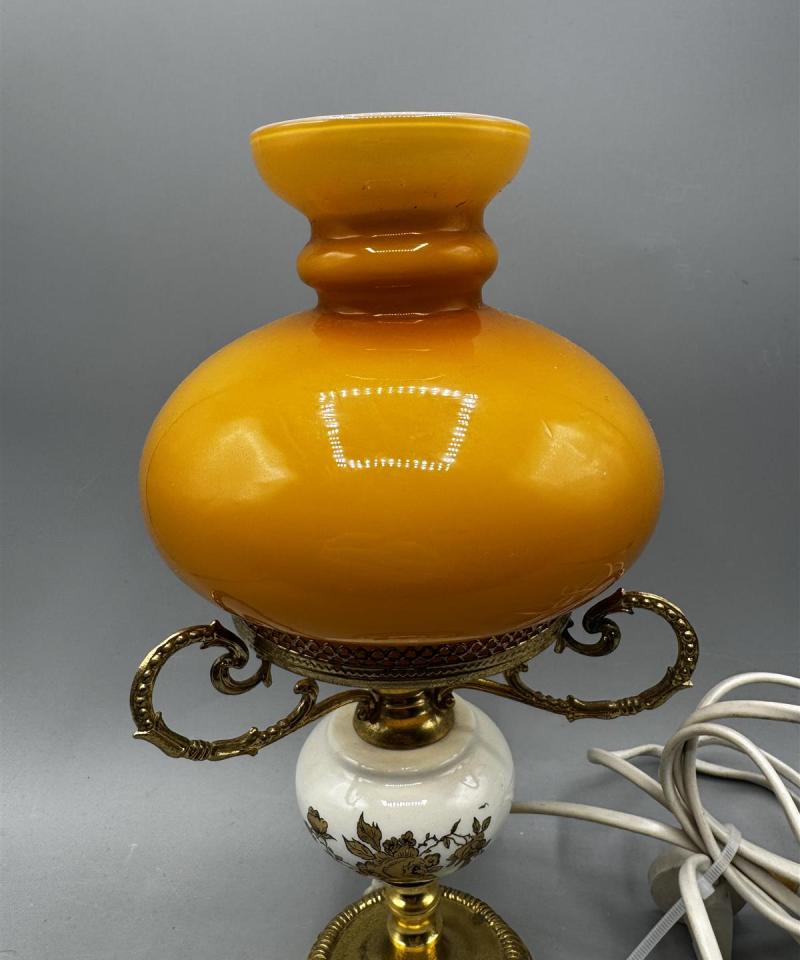 Retro pöytävalaisin oranssi