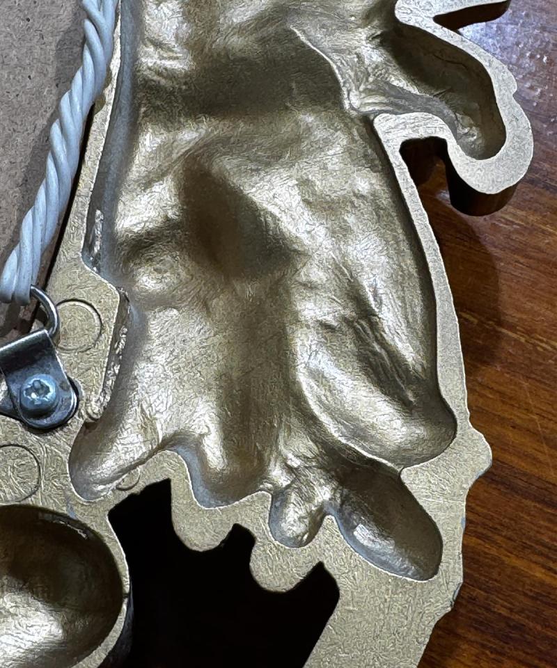 Barokki peili 60cm kulta