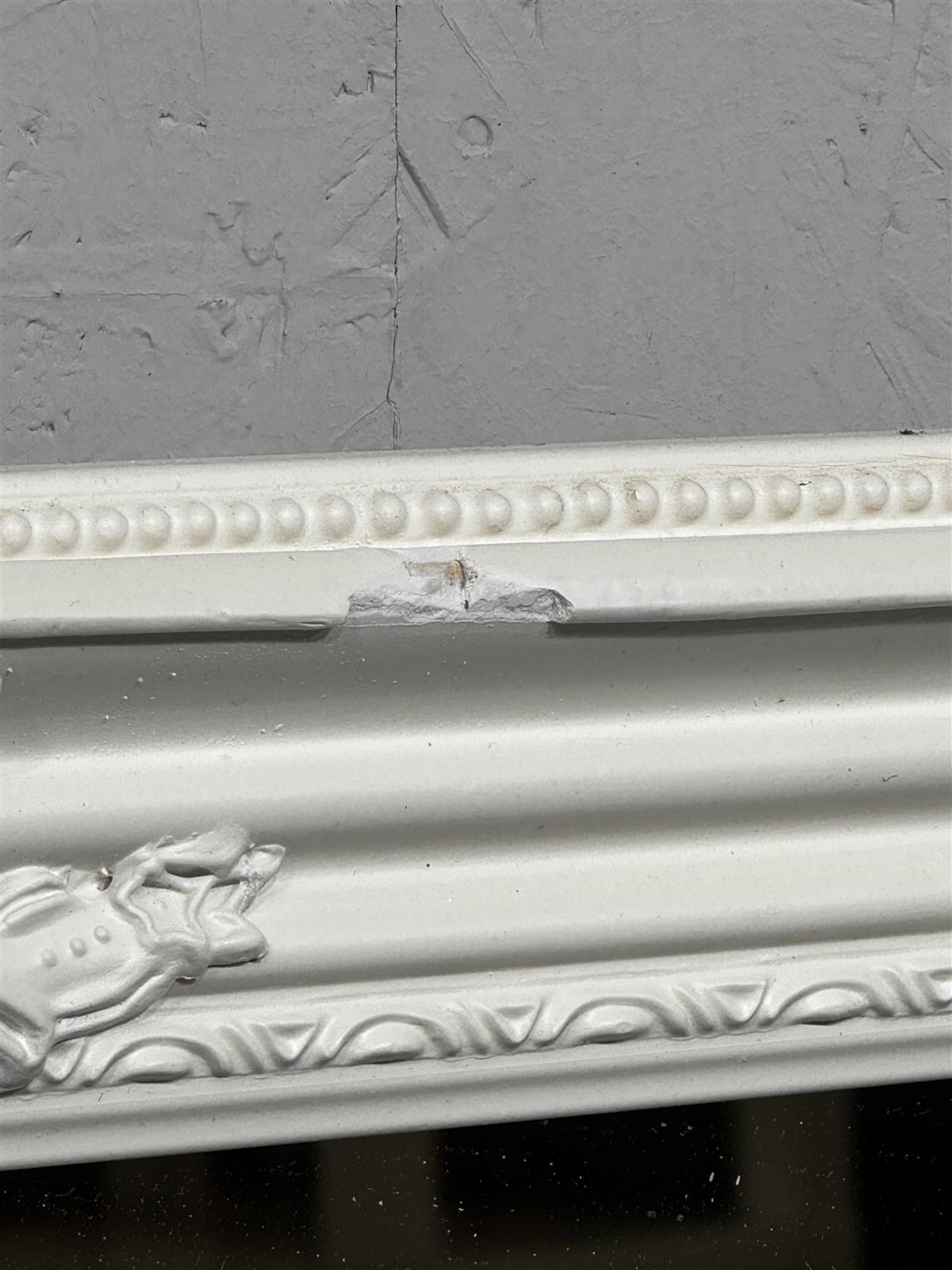 Koristeellinen 72x160 peili valkoinen