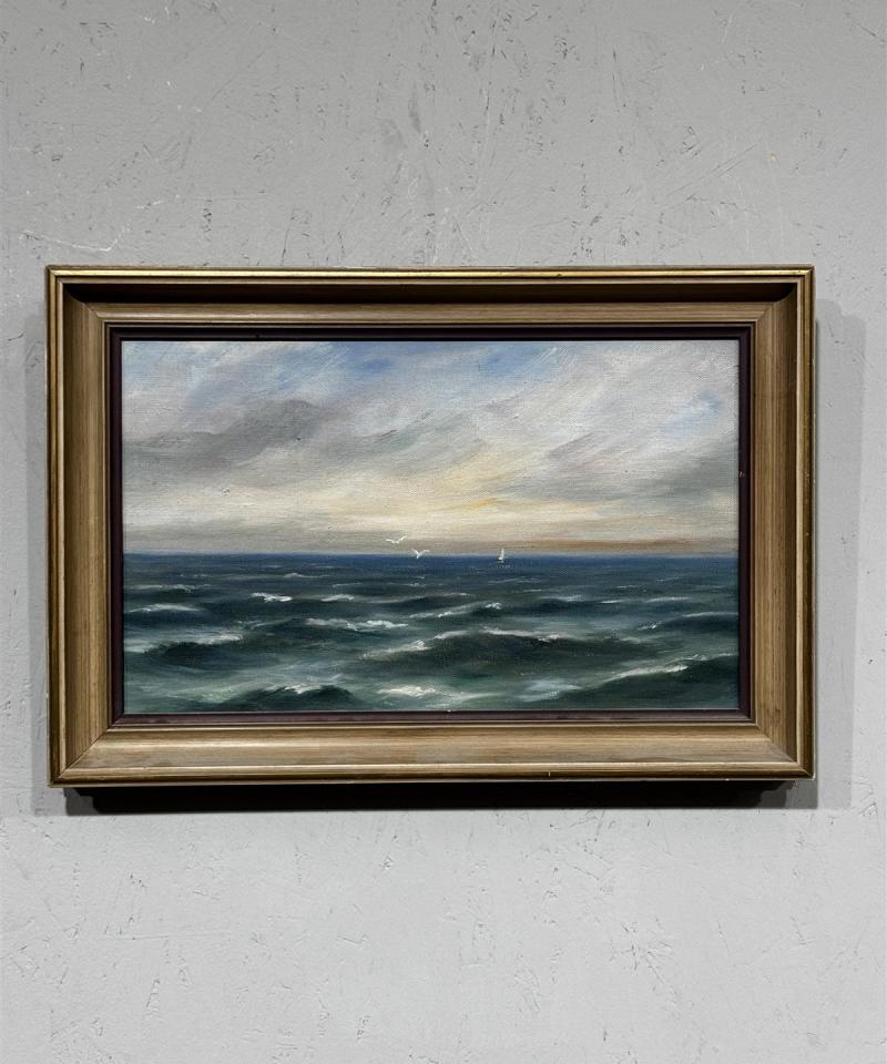 Taulu öljyvärimaalaus merimaisema