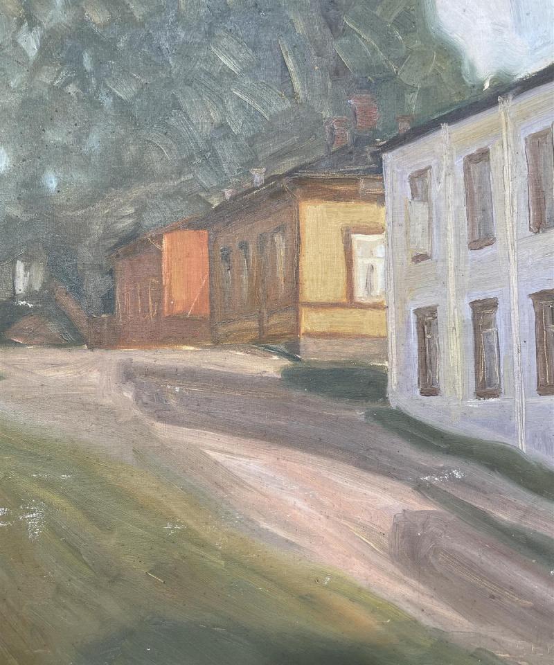 Taulu maisemamaalaus öljyväri, Seppälä