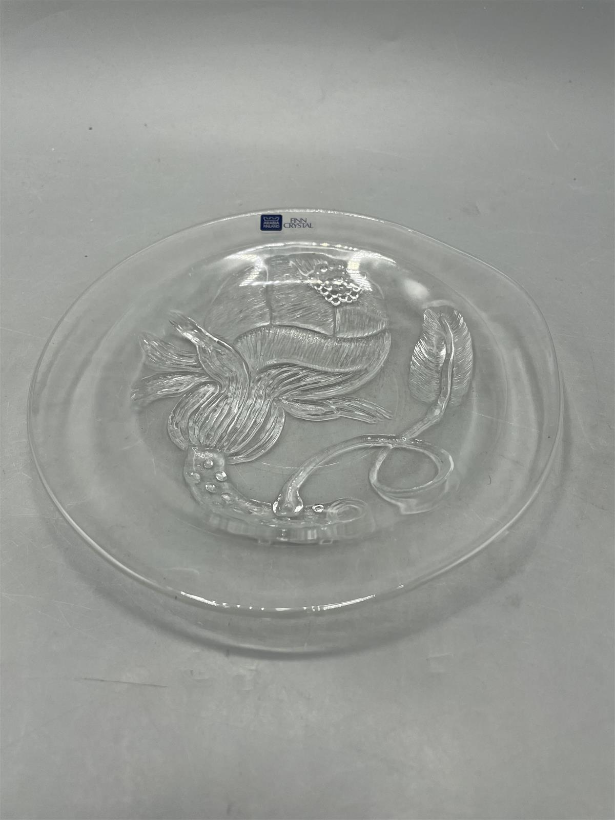 Arabia Finn Crystal Pioni lautanen 6kpl, Oiva Toikka