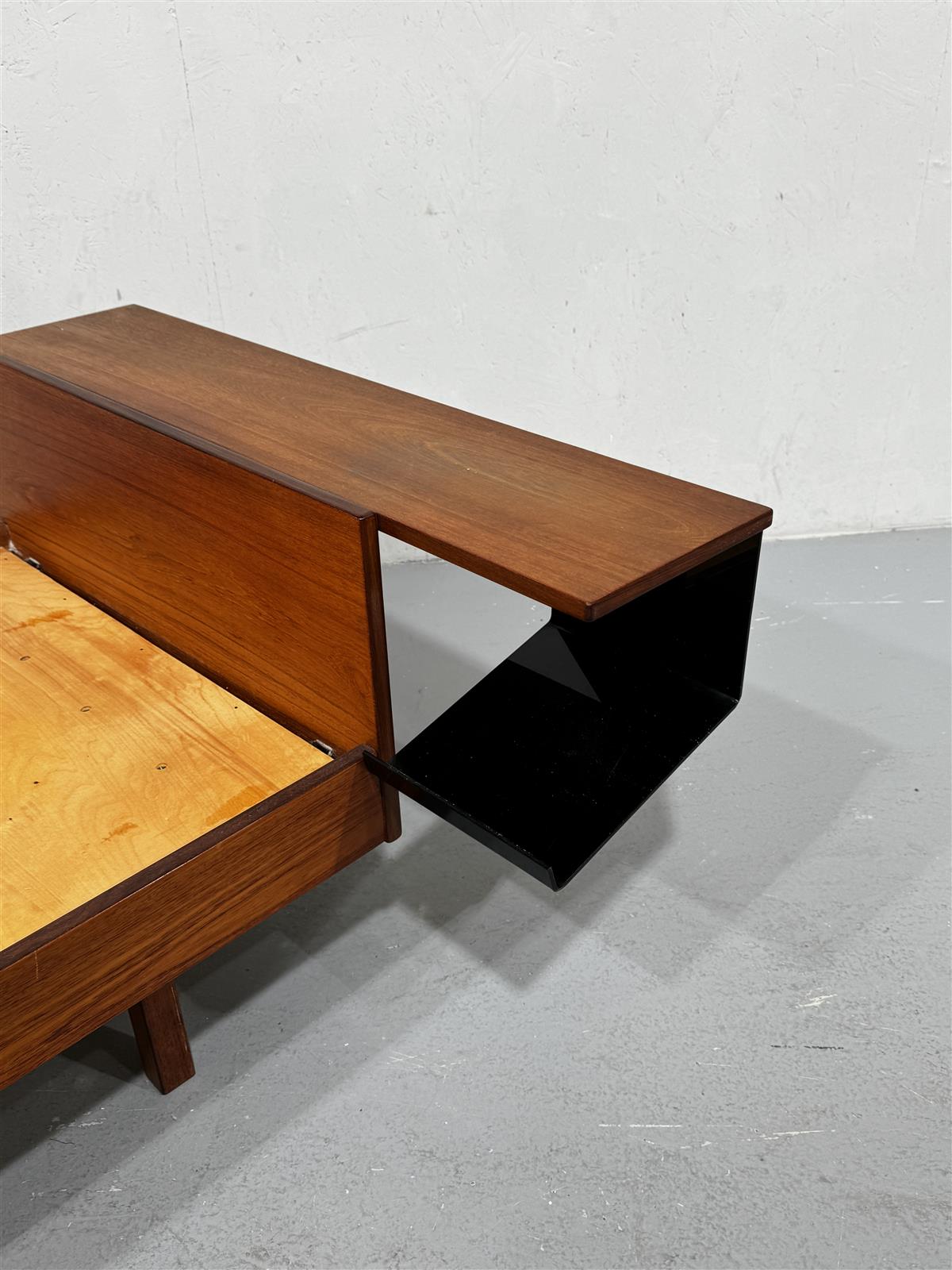 Vintage tiikki sänky 80x200 puu tasolla