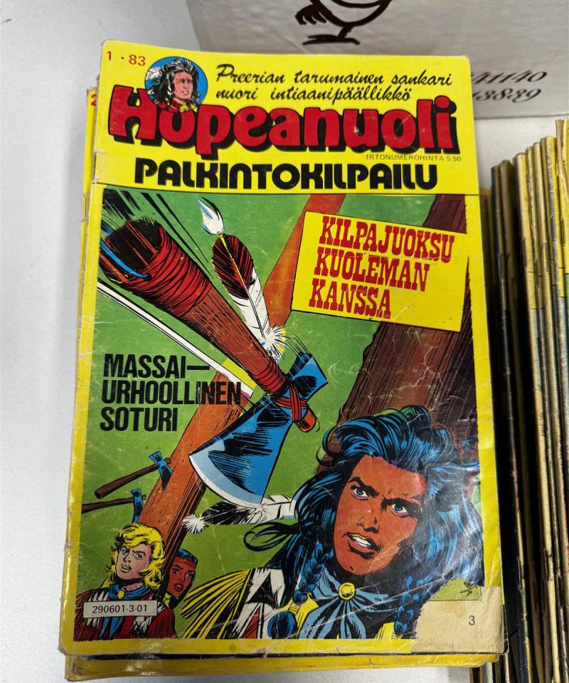 Hopeanuoli sarjakuvalehti setti 76-85