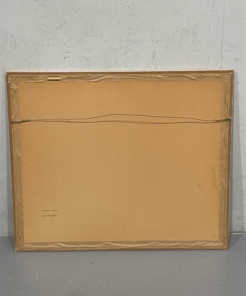 Taulu piirustus lapsesta, signeerattu