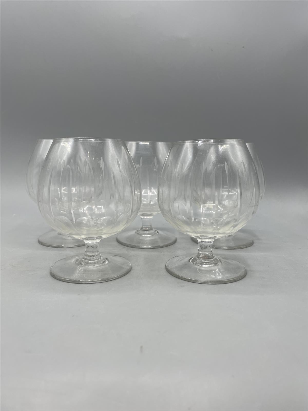 Vintage konjakkilasit, kirkas 5kpl