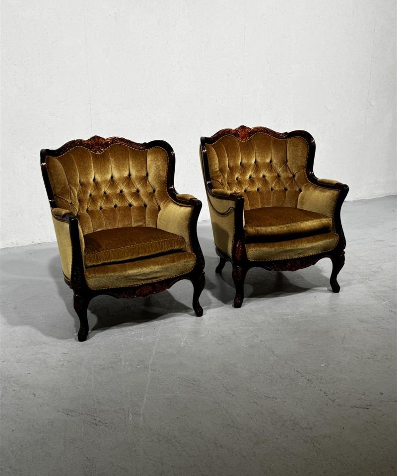 Rokokoo nojatuolit (2kpl)