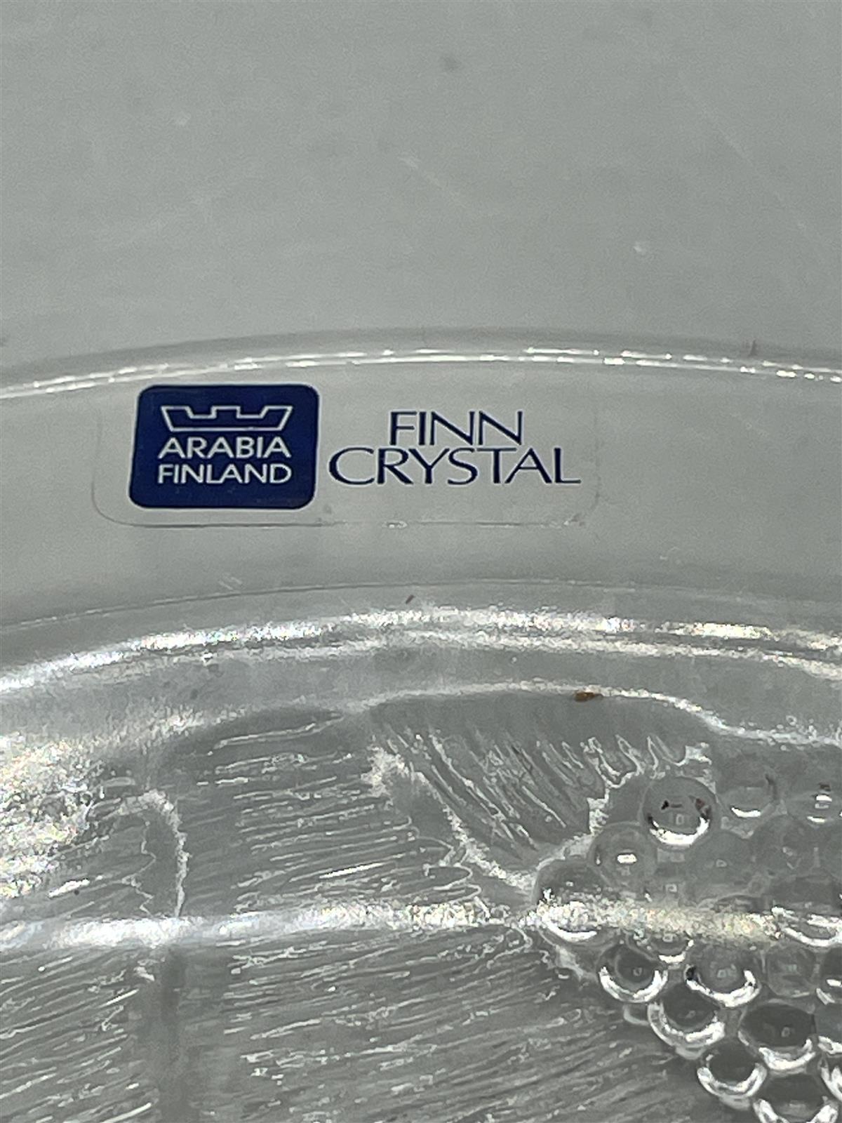 Arabia Finn Crystal Pioni lautanen 6kpl, Oiva Toikka