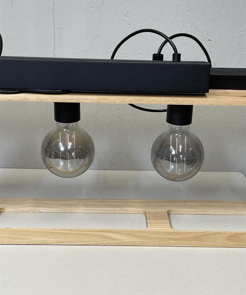 Eglo Moderni riippuvalaisin puu 5-valopistettä