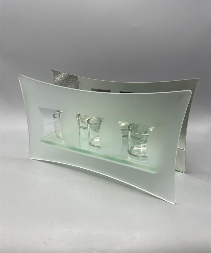 PartyLite kynttelikkö lasi