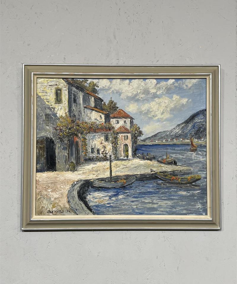 Taulu Maisema öljyvärimaalaus, Benard -66