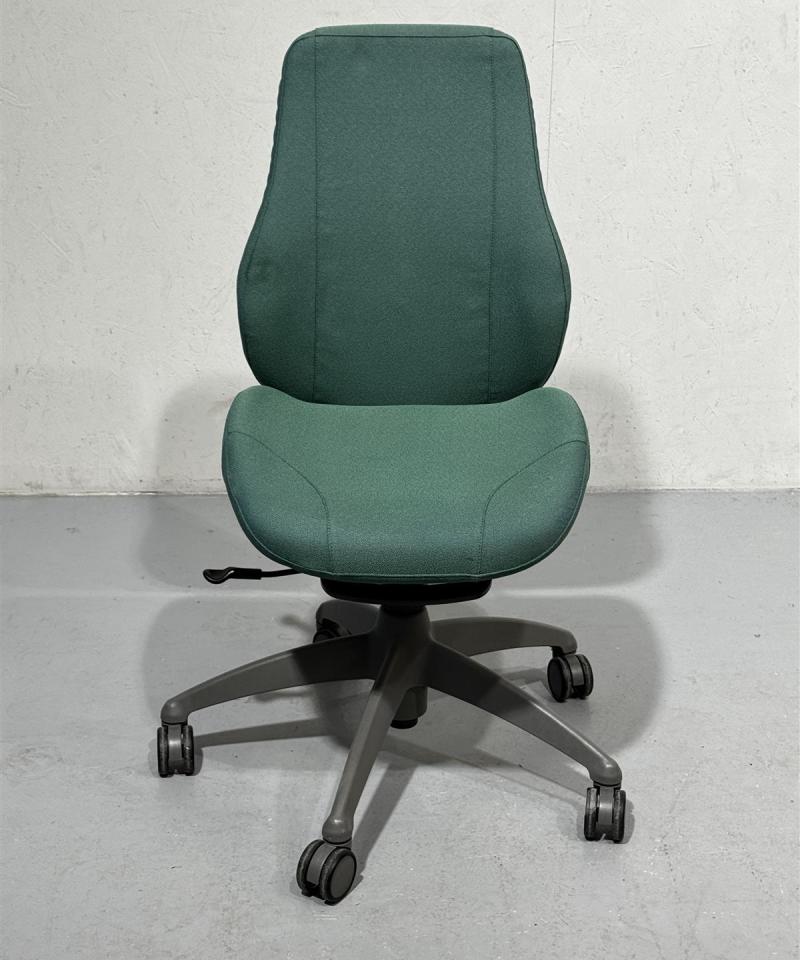 Isku Step toimistotuoli vihreä käsinojaton