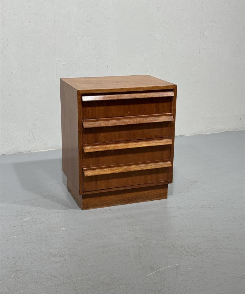 Vintage 70-luku lipasto puu