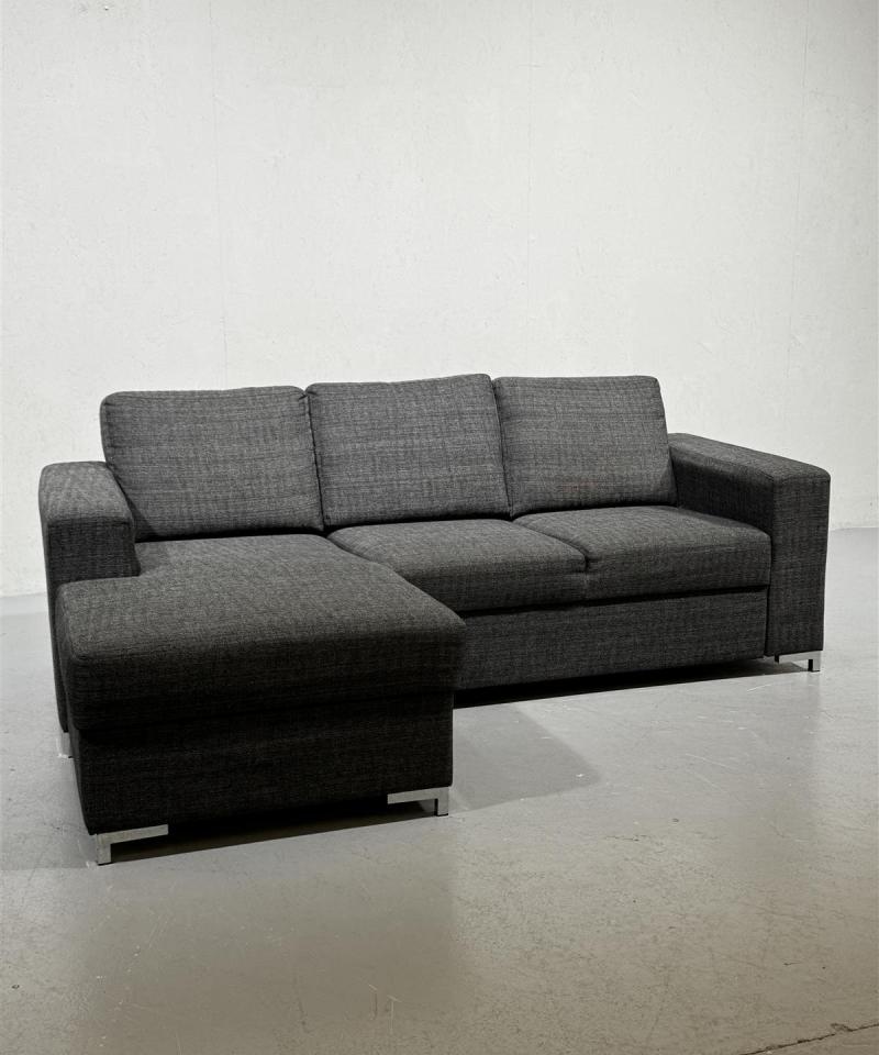 Kulmasohva kangas harmaa