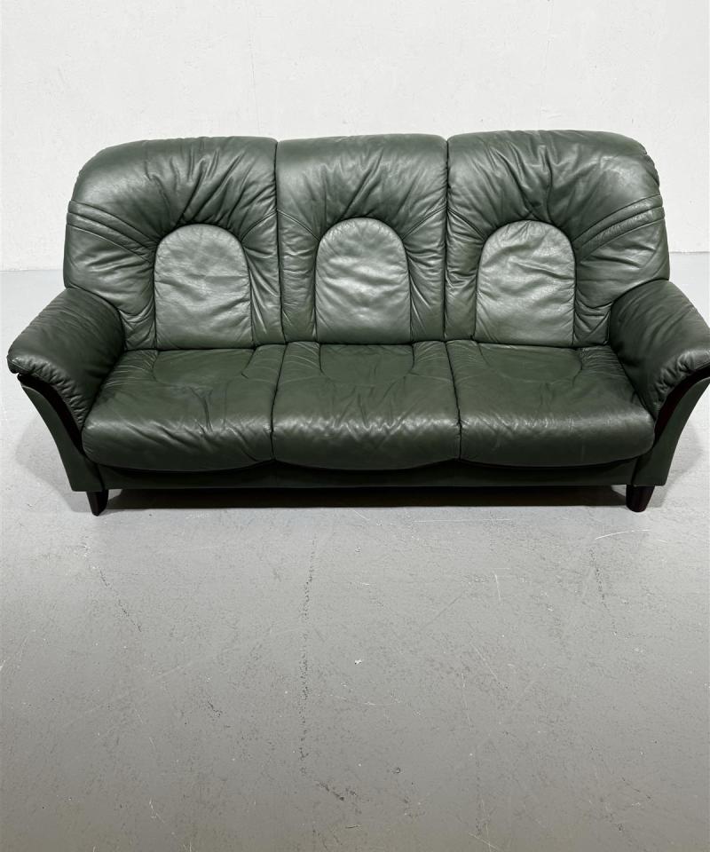 BD Mobel nahkasohva vihreä