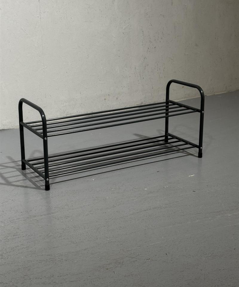 Kenkäteline metalli harmaa