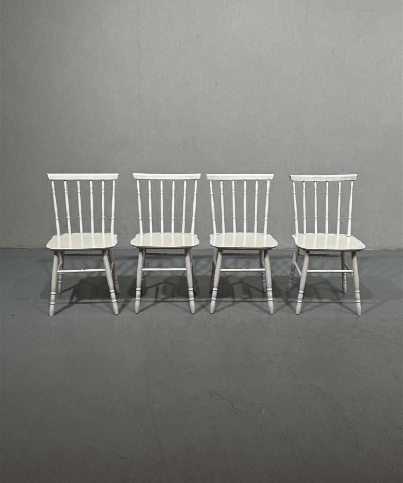 Pinnatuolit, valkoiset (4 kpl)