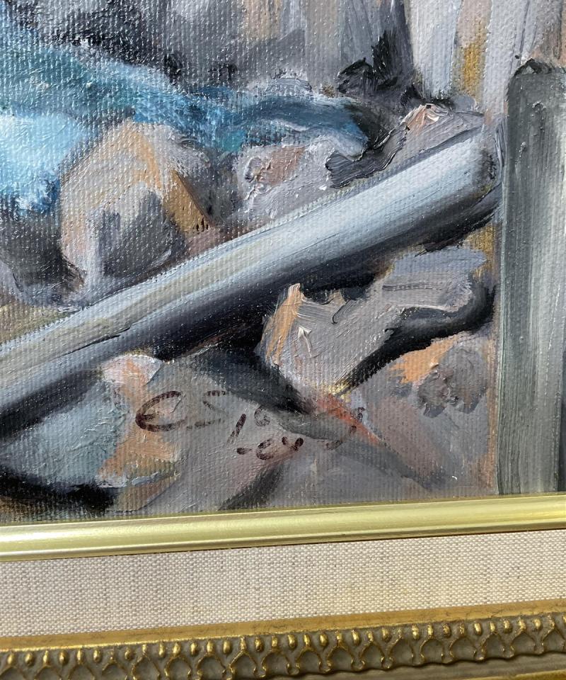 Taulu Pyhäkoski öljyvärimaalaus, signeerattu