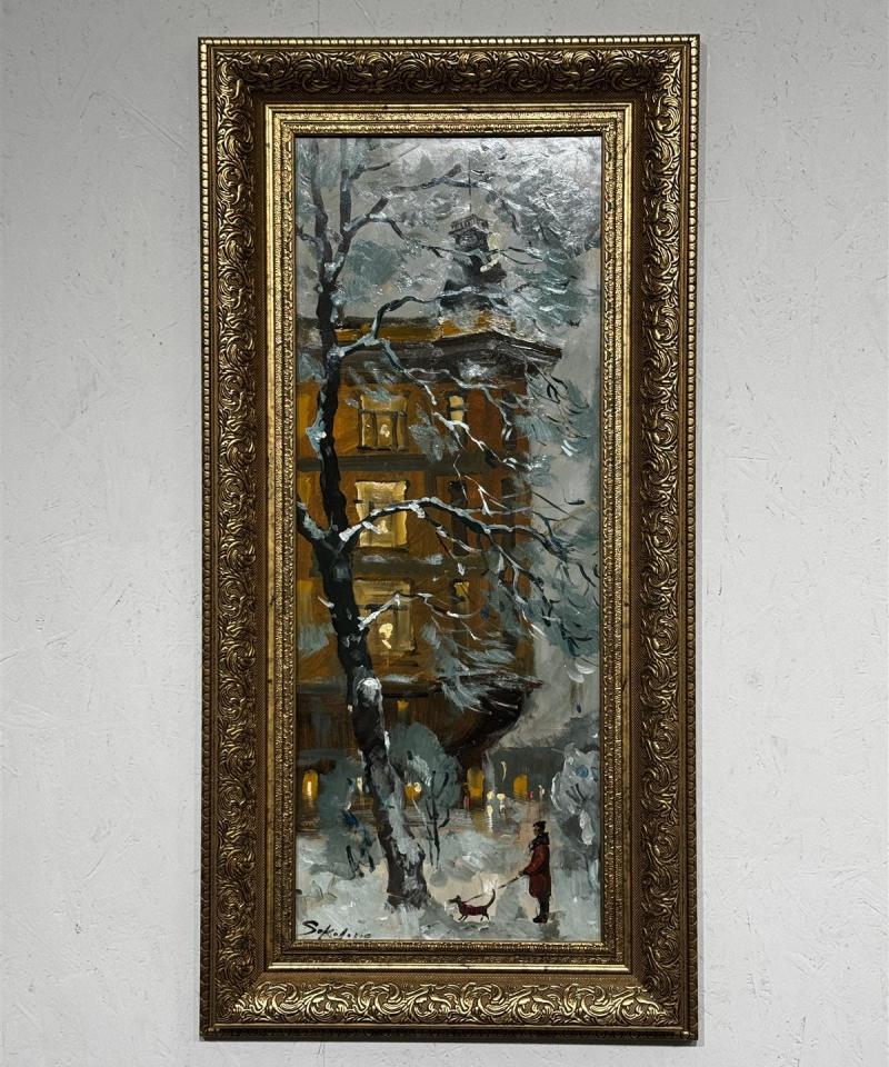 Taulu talvimaisema Sokolova